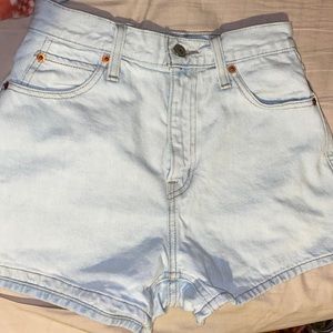 High waisted shorts